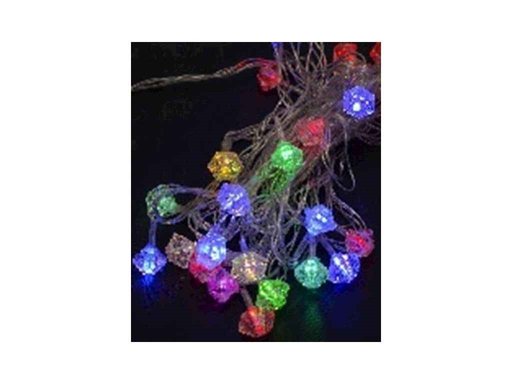 Гірлянда-фігурка електрична Діамант 20 LED Multicolor RB/RG, провід L-5 м