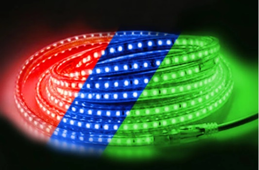 Гірлянда вулична LED стрічка MultiColor L-8 м