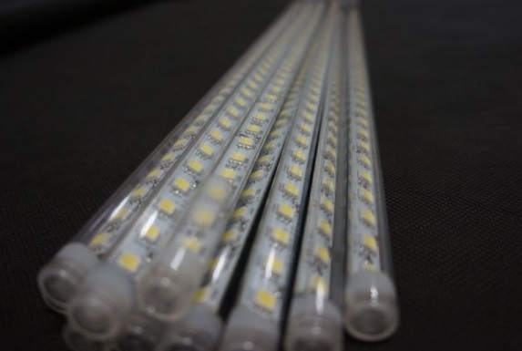 Гірлянда-бурулька електрична LED Stick white прозорий силіконовий провід L-50 см 8 шт 2866