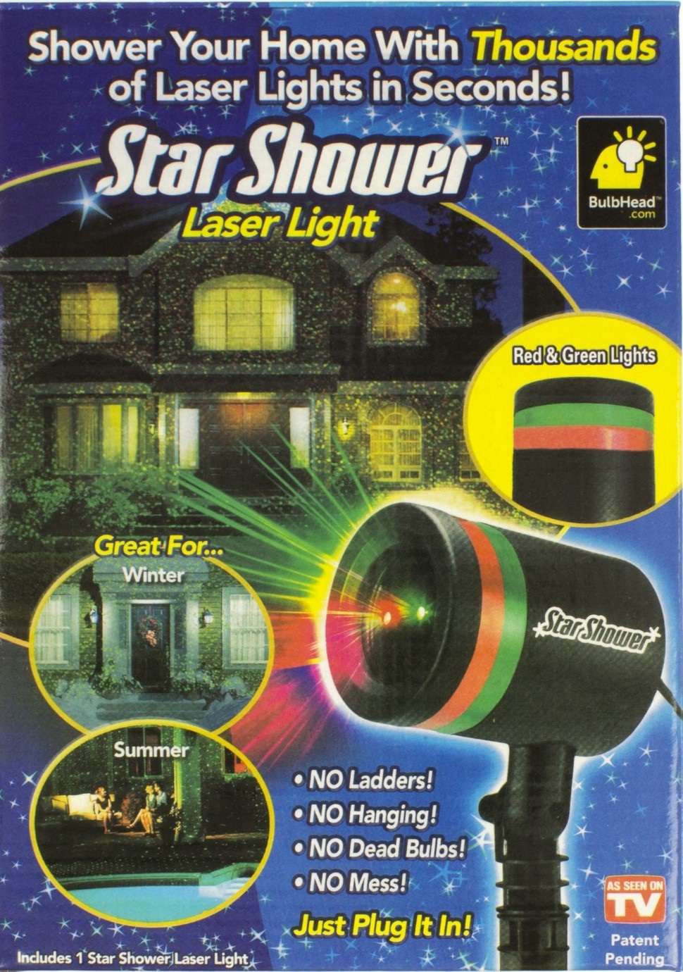 Проектор уличный Star Shower Lazer Light 5976
