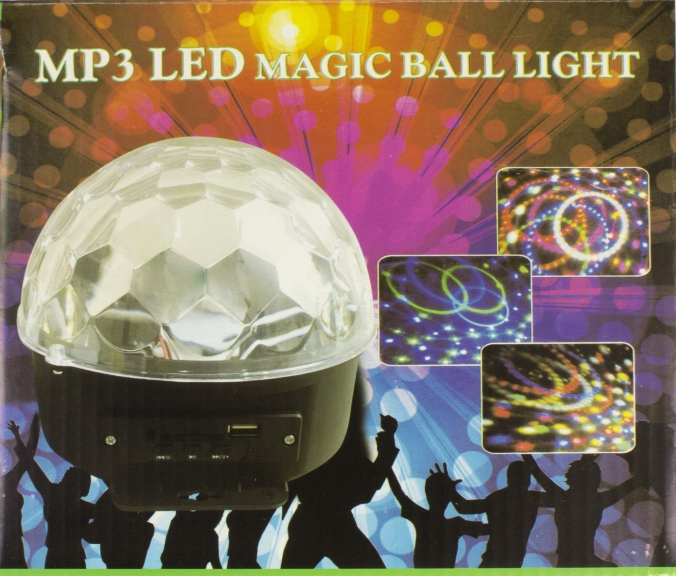 Проектор куля Musik Ball MP-3 bluetooth, color, пульт, USB, flash, LED Magic ball light