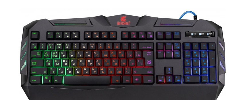 Клавіатура ігрова Werewolf GK-120 DL RGB з підсвіткою black