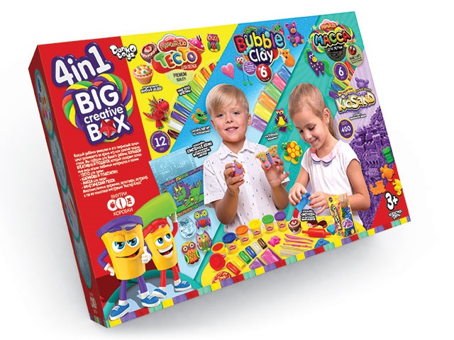 Набір креативної творчості 4в1 Big Creative Box DankoToys