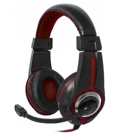Навушники Warhead G-185 2 м black/red+ мікрофон