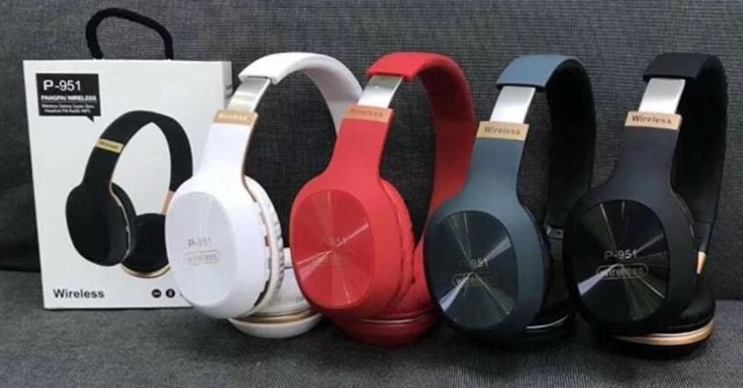 Навушники P19 BT silver+мікрофон