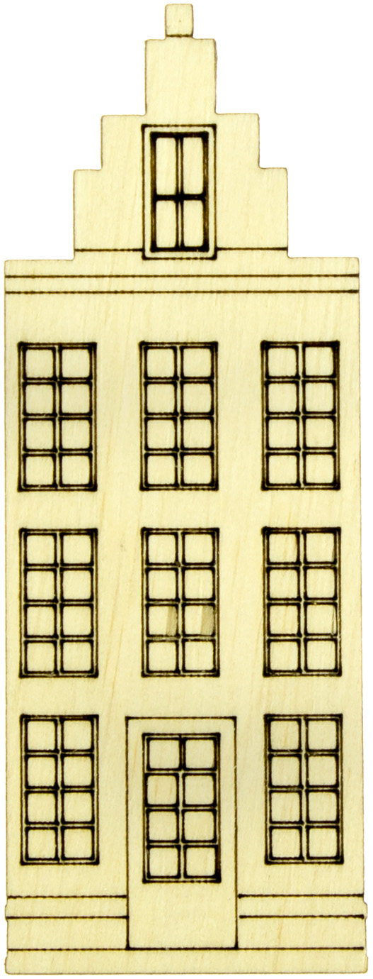 Будинок 9,5×3,5 см фанера