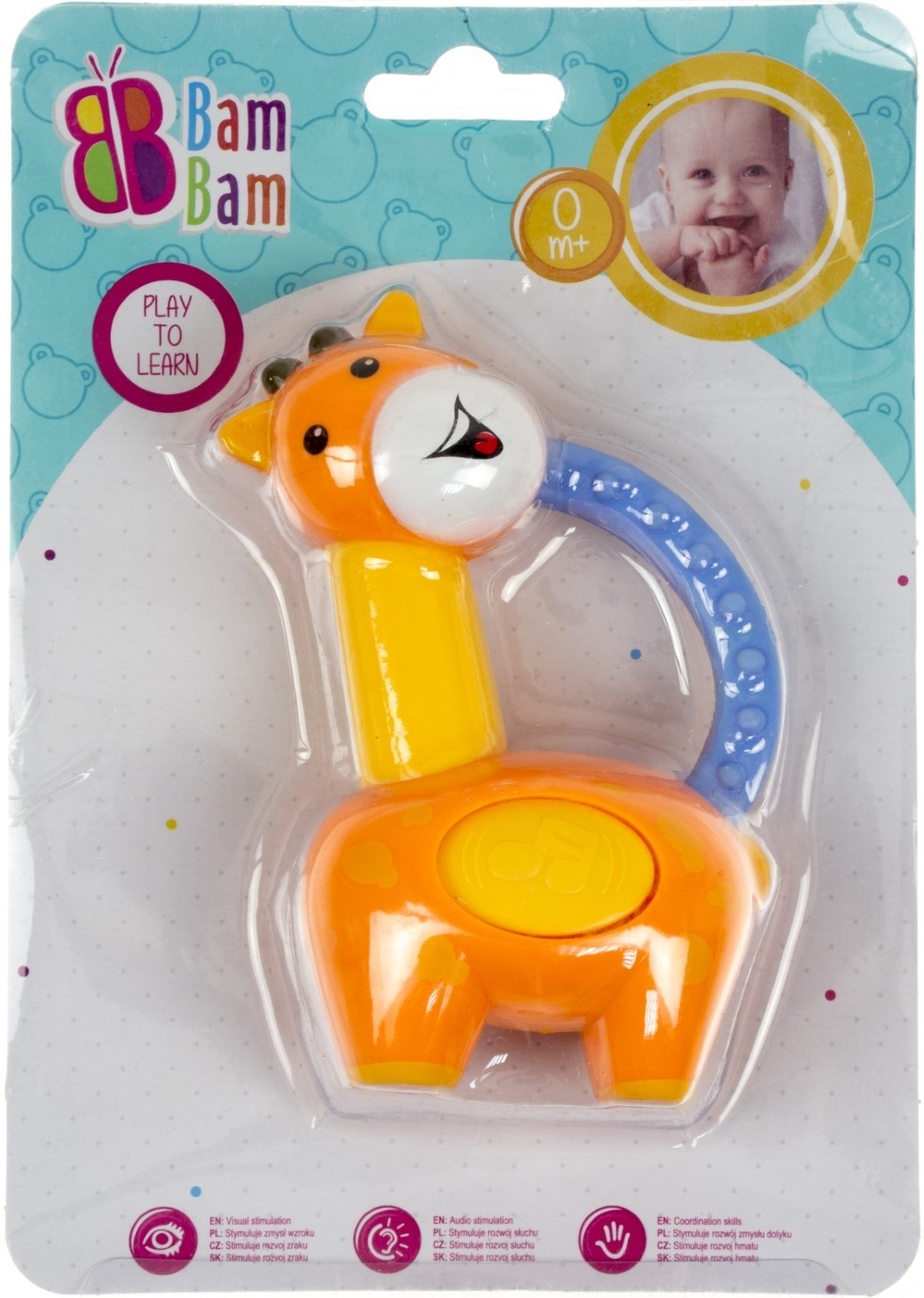 Брязкальце Baby bam Лось 414257