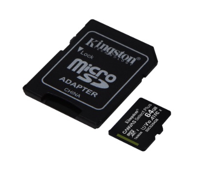 Карта пам'яті 64 Gb Micro-SDXC (UHS-1) Canvas Select Plus R-100mb/s adapter class10 A1 8697