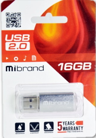 Флеш-пам`ять 16GB Cougar USB 2.0 silver 0434