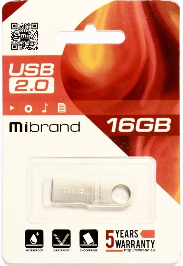 Флеш-пам`ять 16GB Puma USB 2.0 silver 1110