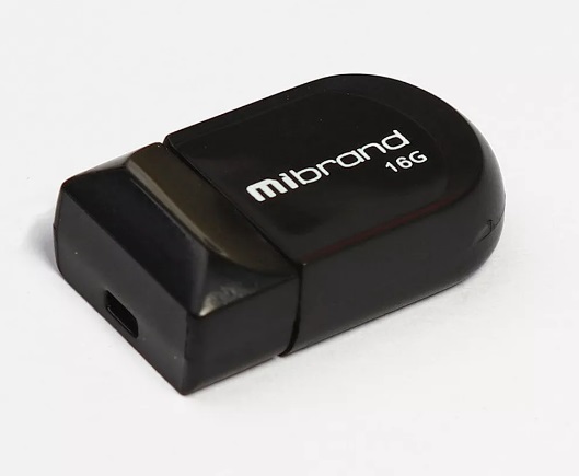 Флеш-пам`ять 16GB Scorpio USB 2.0 black 1202