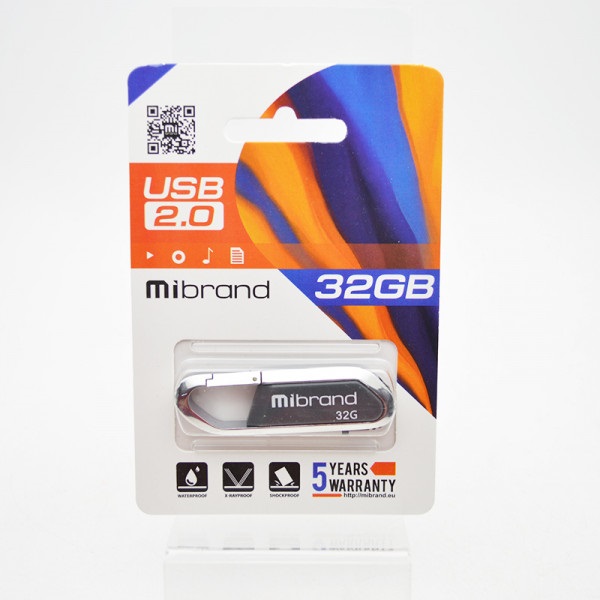 Флеш-пам`ять 32GB Aligator USB 2.0 grey 0235