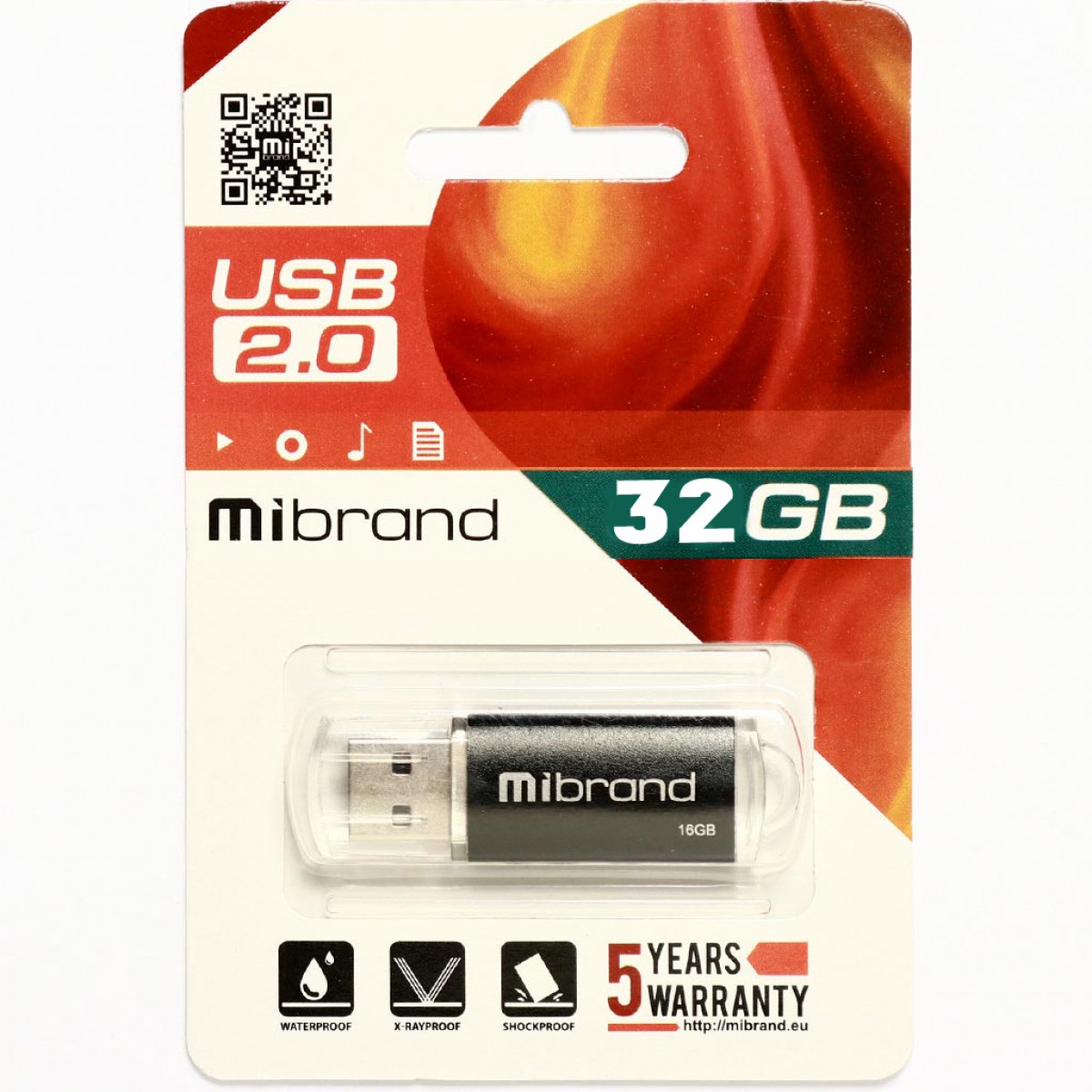 Флеш-пам`ять 32GB Coguar USB 2.0 black 0440