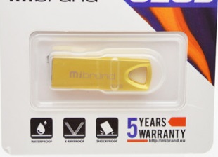Флеш-пам'ять 64GB Taipan USB 2.0 gold 1385