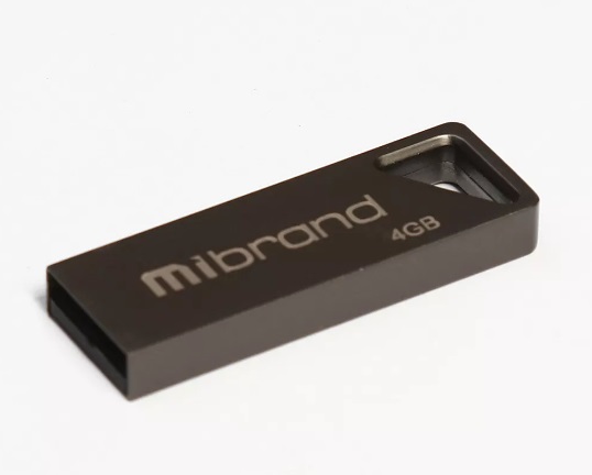 Флеш-пам`ять 4GB Stingrey USB 2.0 grey 1327