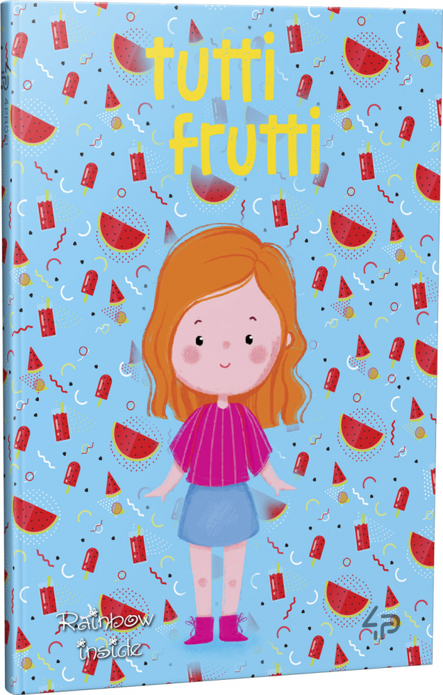 Блокнот A6 48 аркушів без лінії Tutti Frutti watermelon 901388