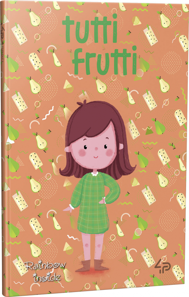 Блокнот A6 48 листов без линовки Tutti Frutti pear 901395