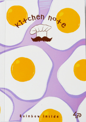 Блокнот A6 48 аркушів без лінії Kitchen Note fried eggs 901272