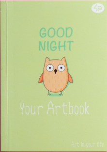 Блокнот A6 48 аркушів без лінії Artbook owl 902422