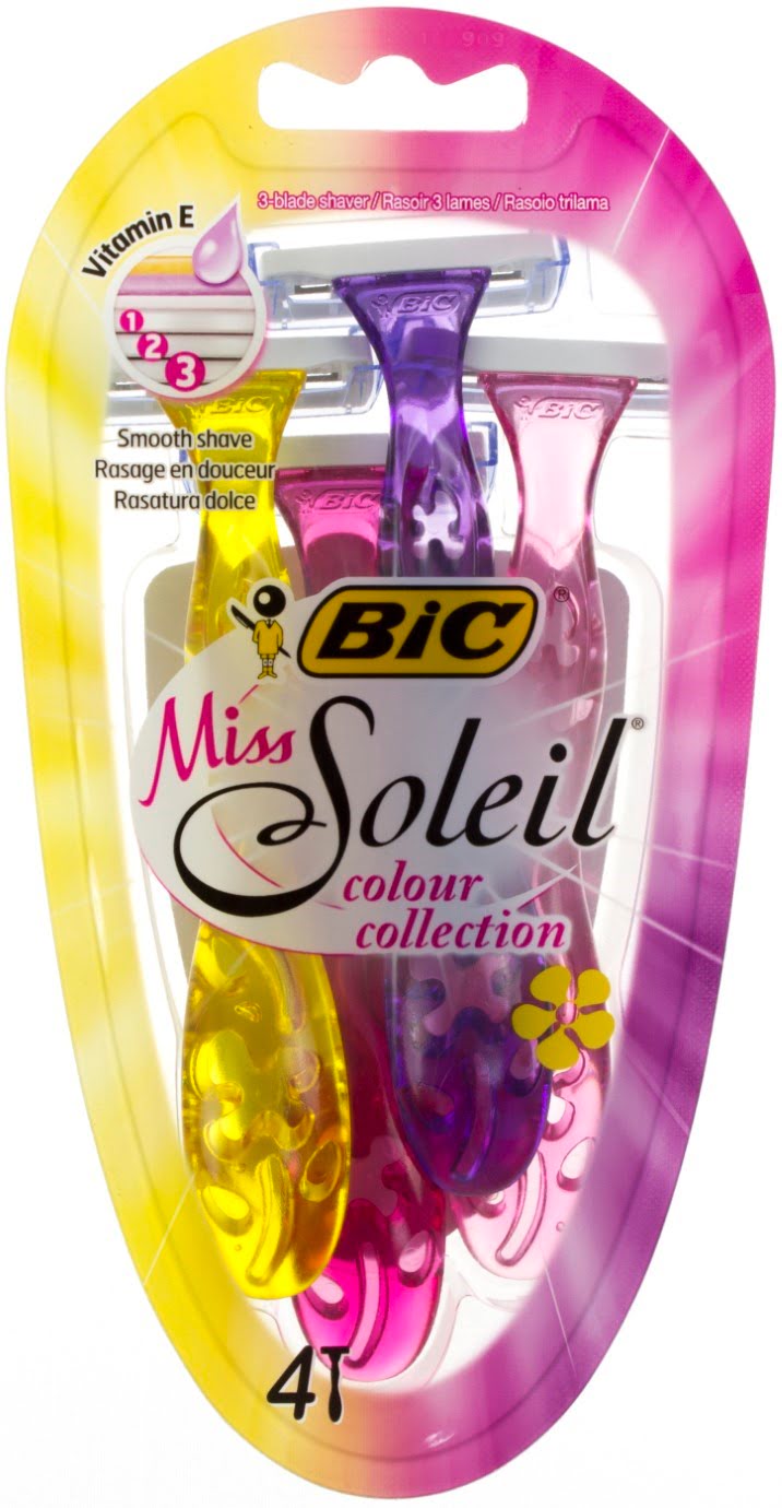 Станок одноразовий Biс Soleil Miss 4 шт колор 3843