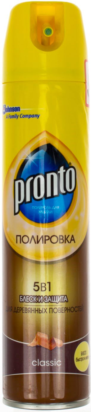 Поліроль для меблів (аерозоль) 250 мл Класік