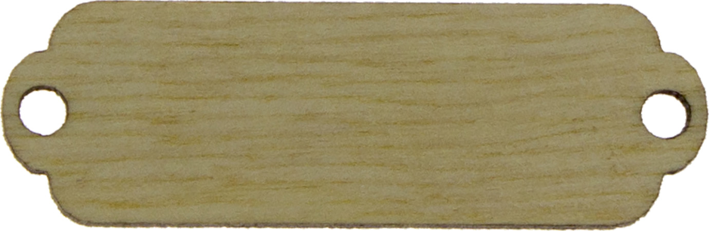 Тег 1,5×5,5 см фанера асорті