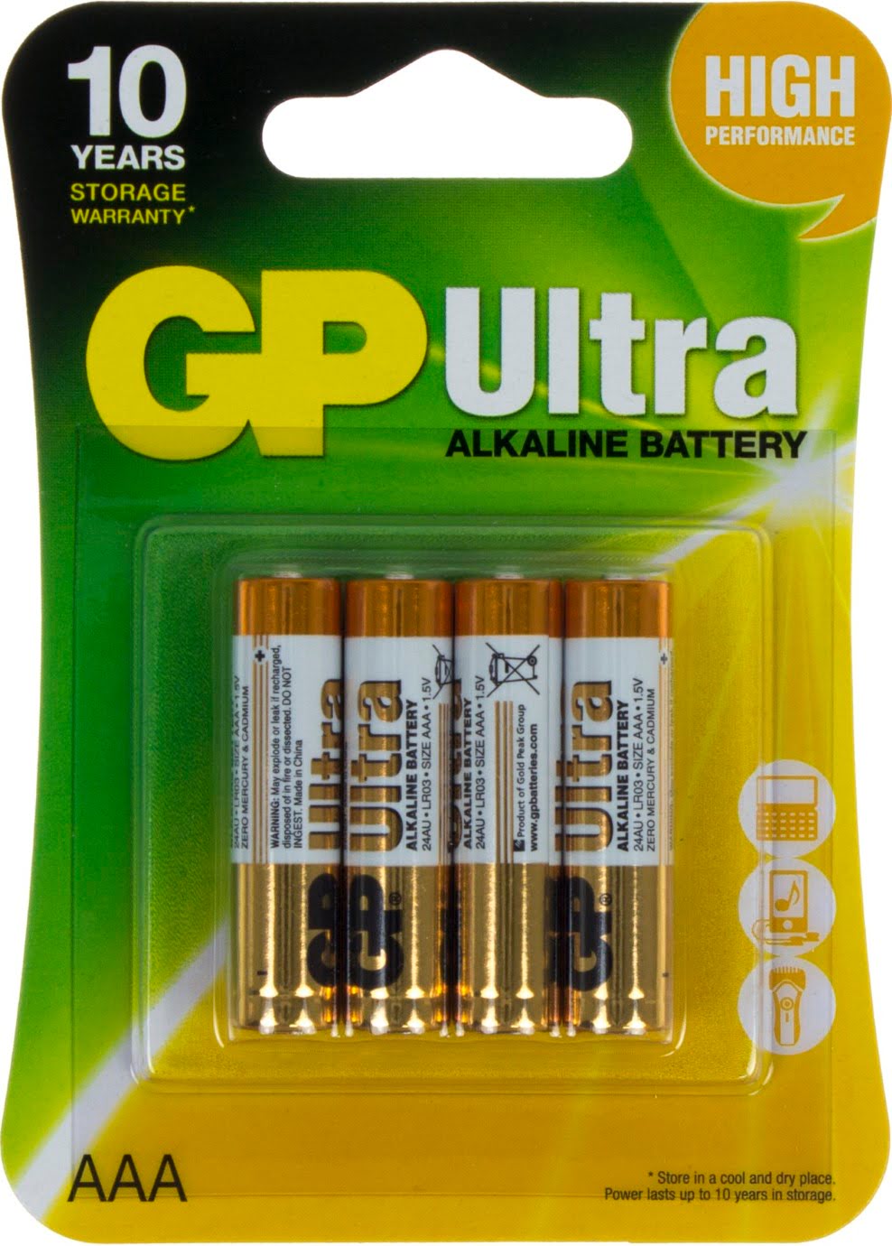 Батарейки Ultra 24AU-4U LR-03 блістер 4 шт