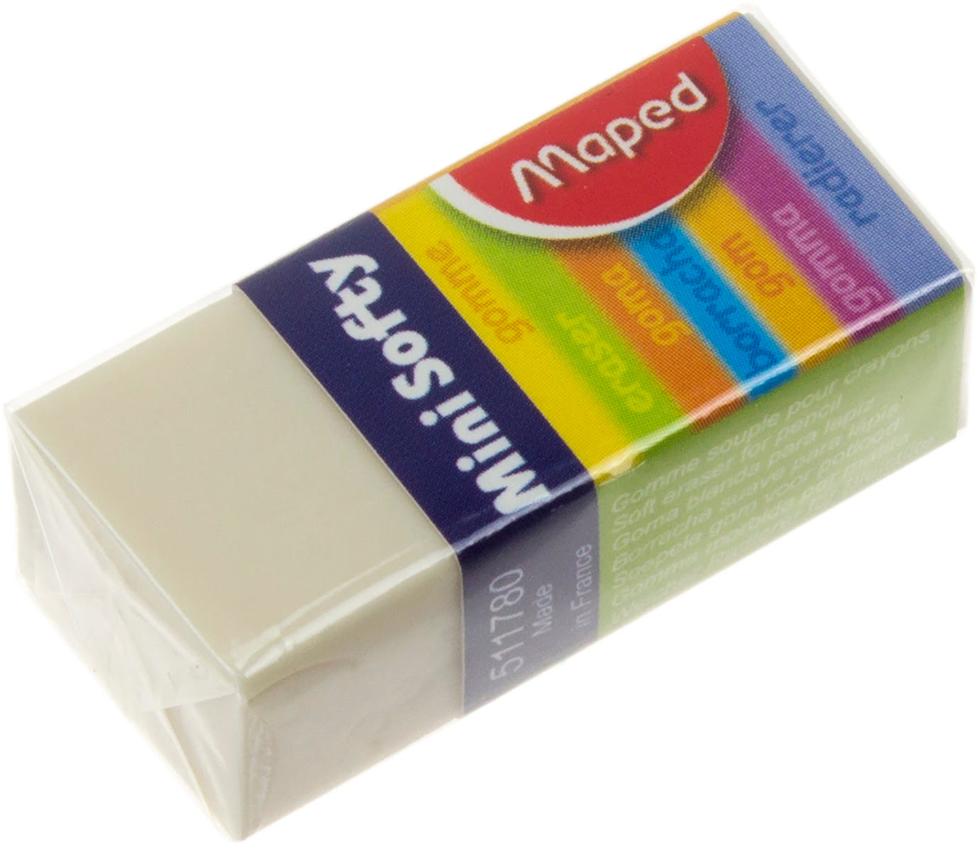 Гумка Mini Softy в картонному тримачі 511780
