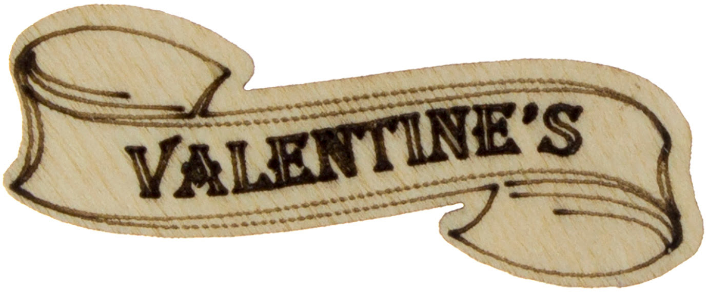 Тег Valentine's 2×6 см фанера