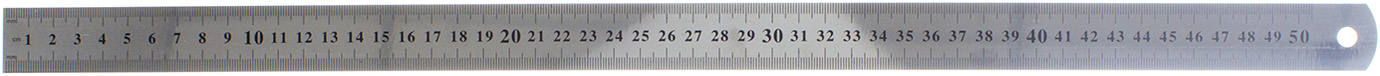 Лінійка металева 50 см (0,3 S)