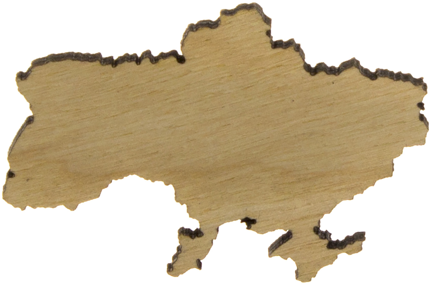 Значок Україна 4×5 см фанера