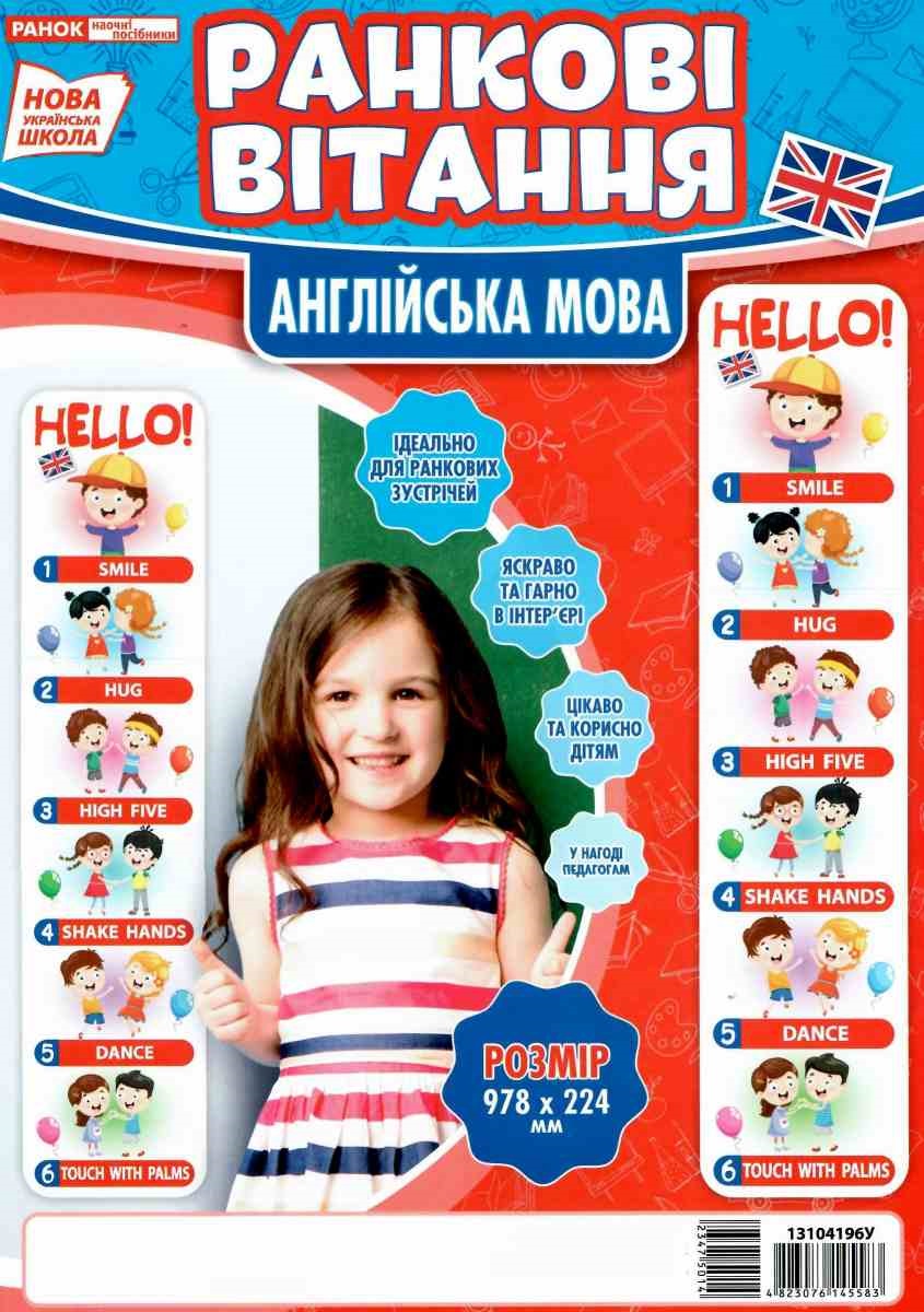 Плакат Ранкові вітання англійською