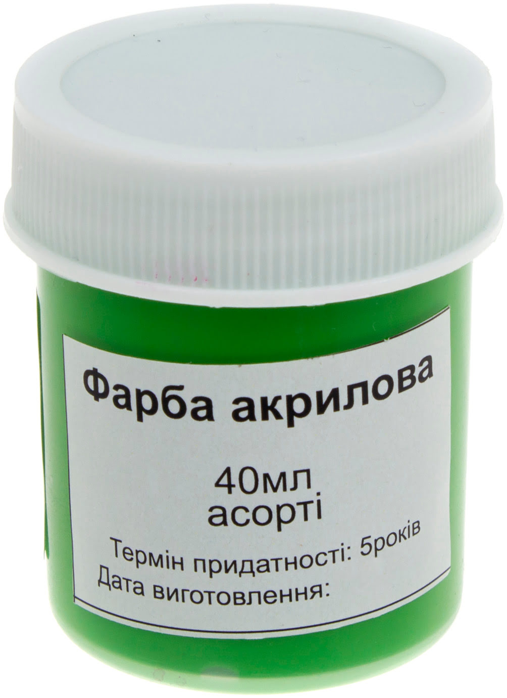Фарба акрилова 40 мл асорті