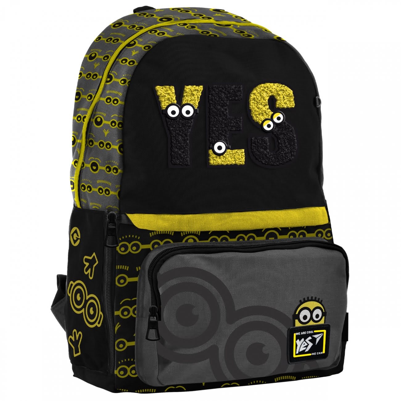 Рюкзак Minions, 1 відділення, 4 кишені