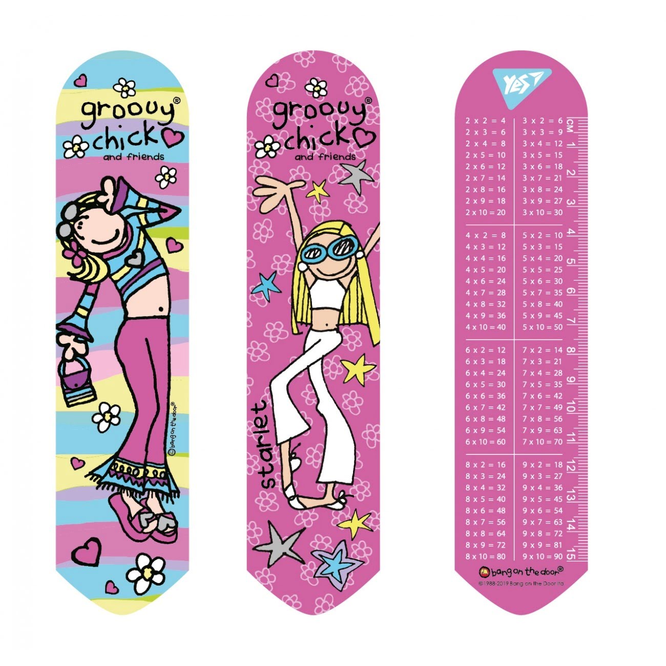 Закладка пластикова 2D Groovy Chick 707386