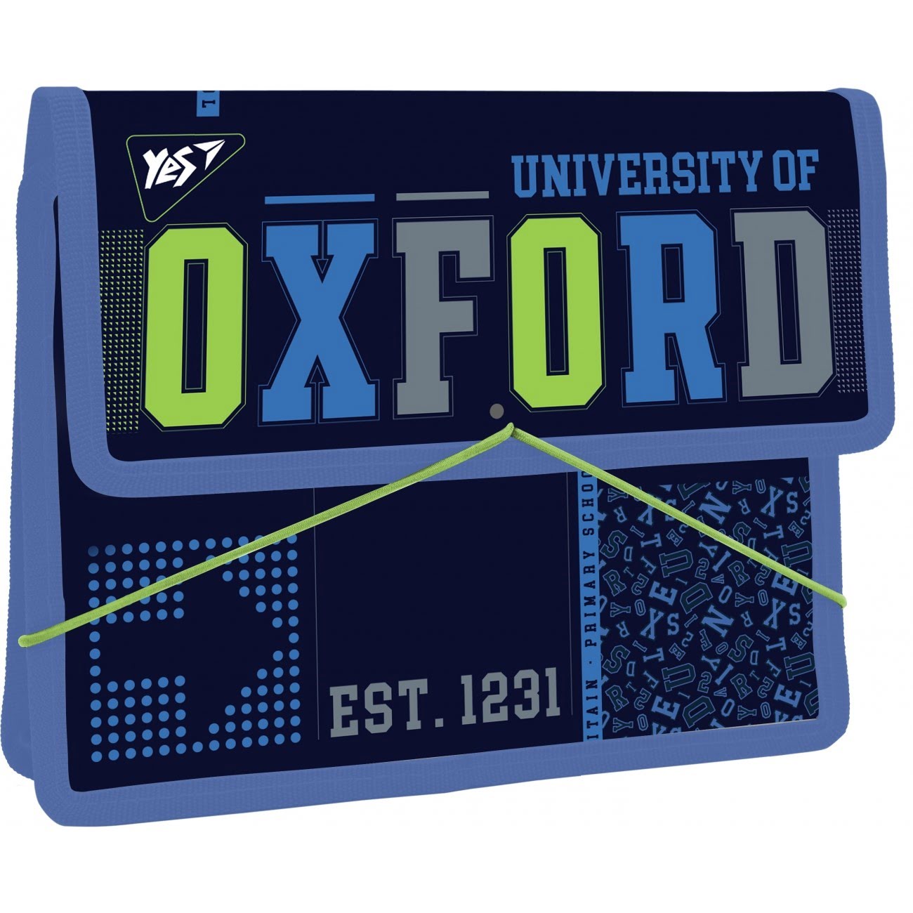 Папка для зошитів B5 Oxford на резинці пластикова 491801