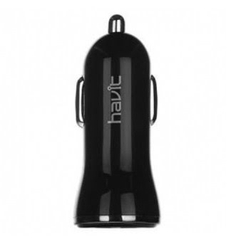 Автомобильное зарядное устройство для мобильного телефона 2 USB black