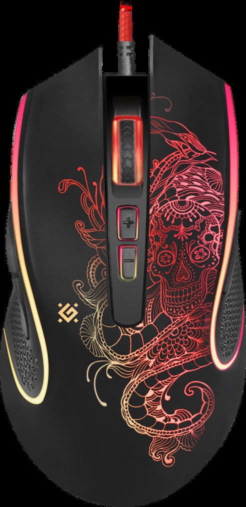 Мишка ігрова Venom GM-640L 8 кнопок 3200dpi USB black