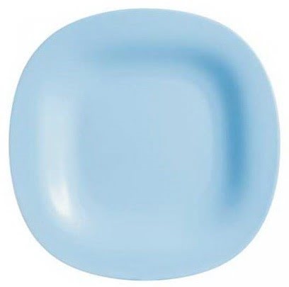 Тарілка обідня скло Carine Light Blue 27 см