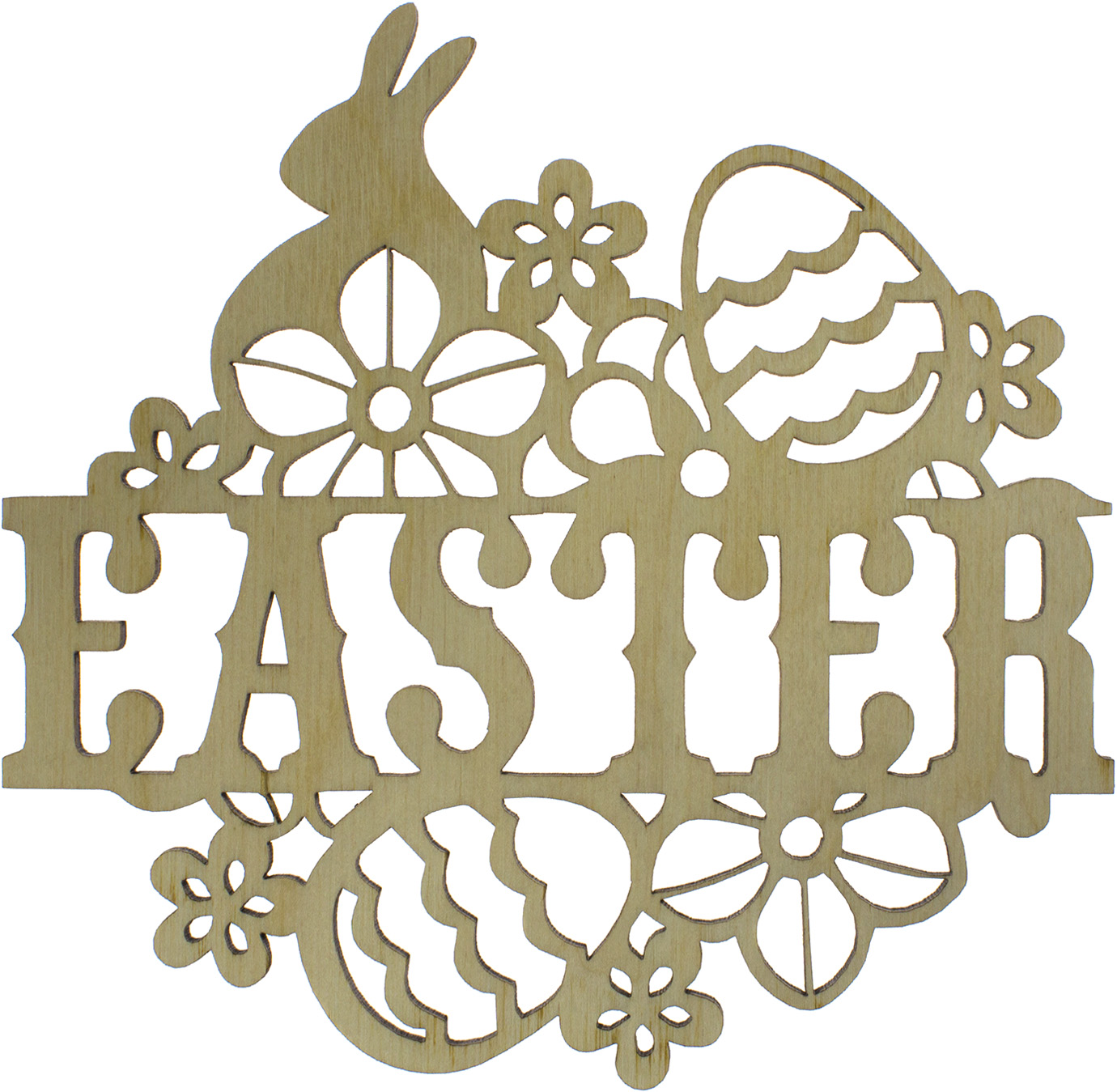 Напис Easter 15×14 см фанера