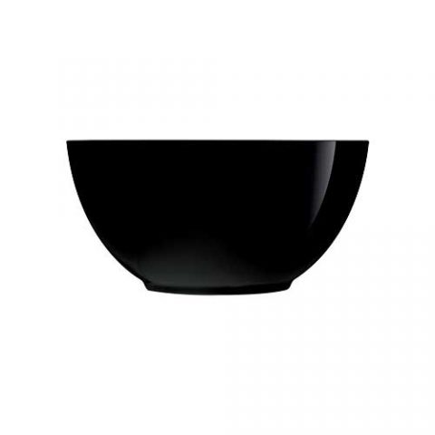 Салатник скло Diwali Black 12 см