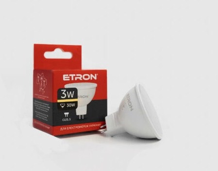 Лампа Power LED Light 1-ELP-063 MR16 3 Вт 3000K GU5.3