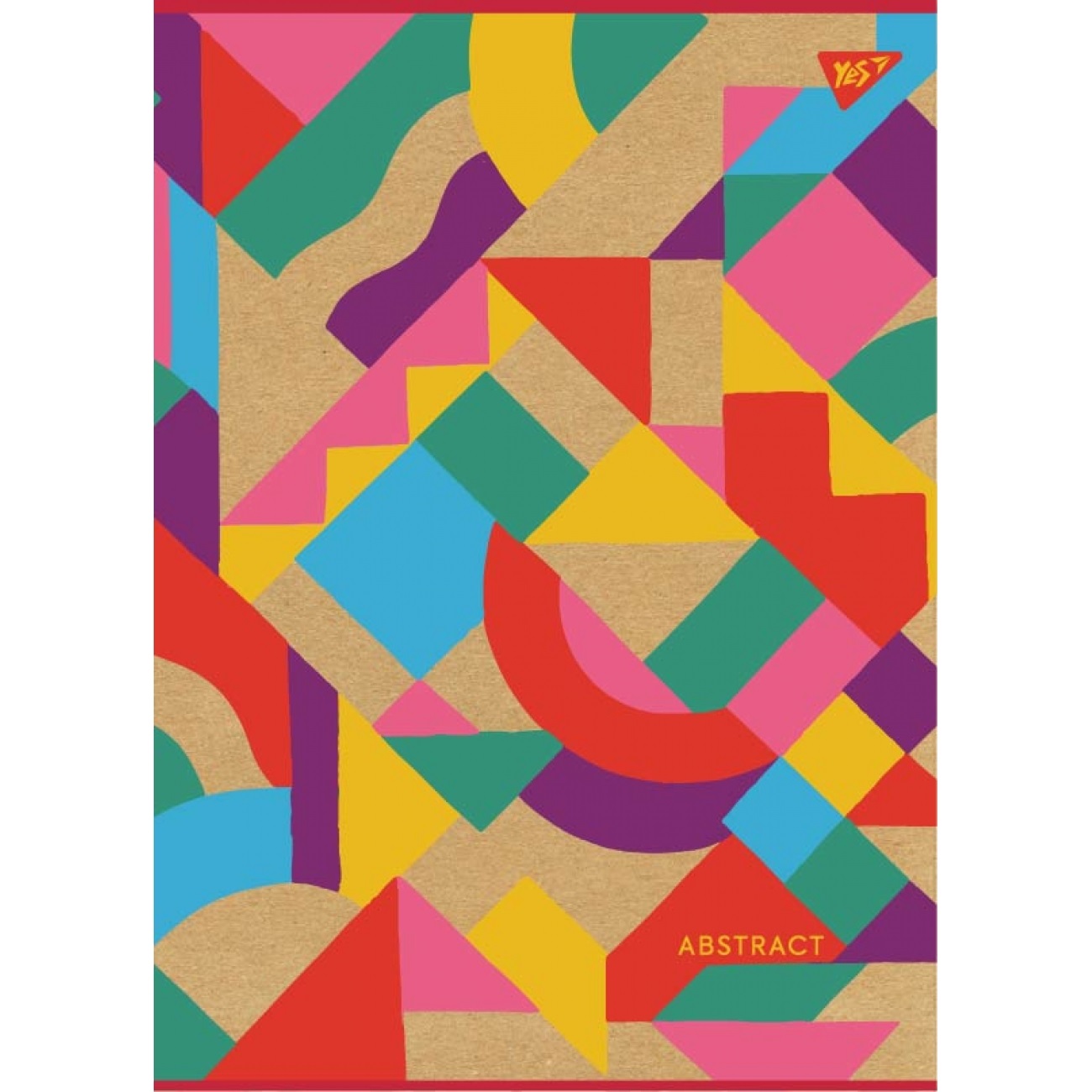 Зошит А4,48 аркушів, клітинка Color Abstract білила, СМИК 681558