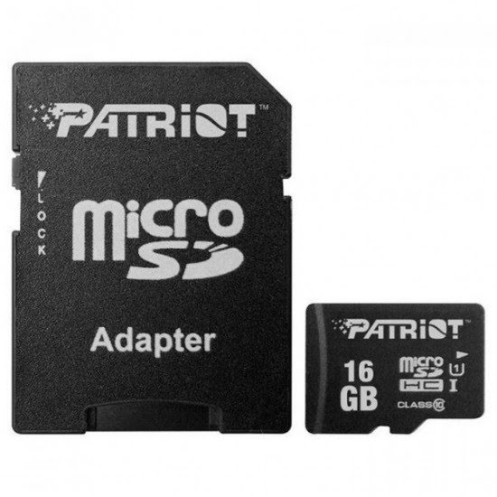 Карта пам'яті 16 Gb Micro-SDHC (UHS-1) LX series (adapter)