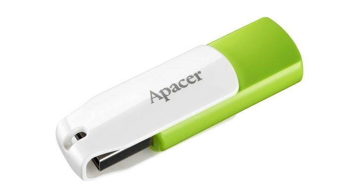 Флеш-пам'ять 32GB AH335 USB 2.0 green/white 4354