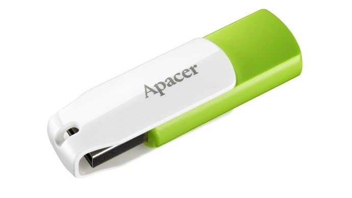 Флеш-пам'ять 64GB AH335 USB 2.0 green/white 4361