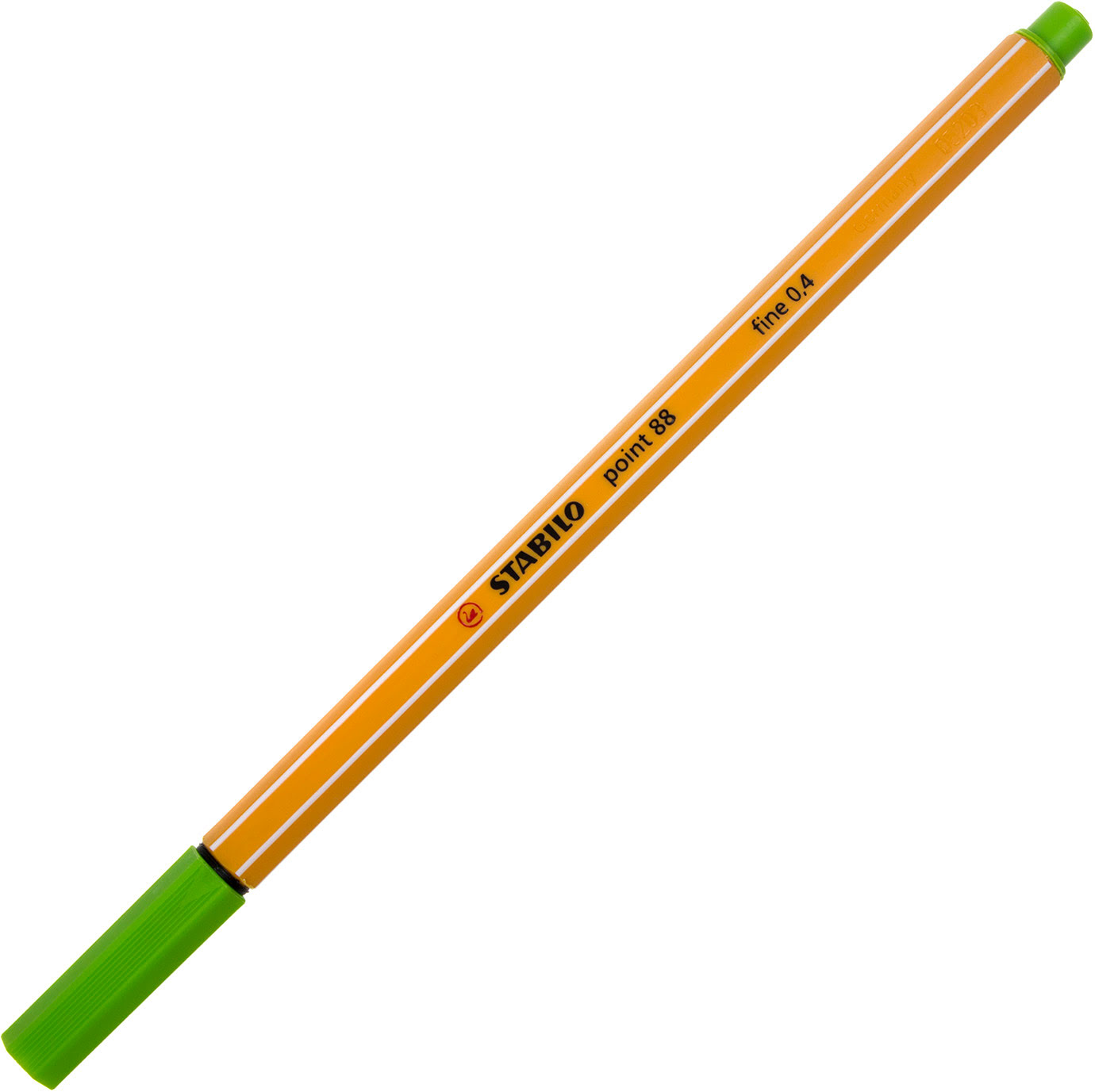 Файнлайнер 88 0,4 мм apple green/зелене яблуко 33