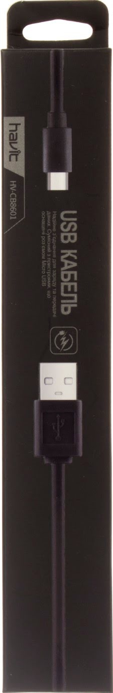 Кабель USB > microUSB HV-CB8601 1 м black
