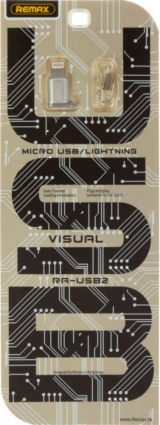 Адаптер перехідник microUSB > lightning Visual