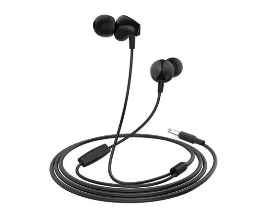Навушники вакуумні M60 1,2м black+мікрофон